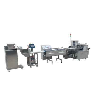 China P307 Chocolate bar making machine with flow wrapping machine for sale