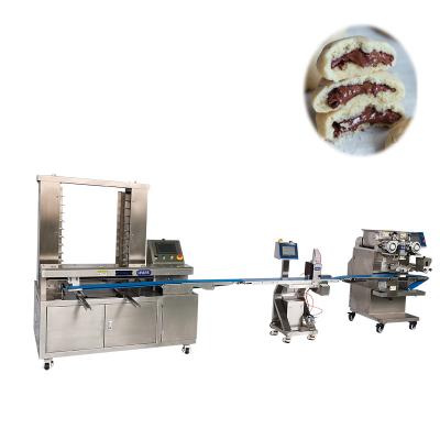 China Full automatic stuffed fig bar machine/good feedback fig bar protein bar maker machine for sale