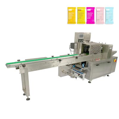 China Full automatic flow wrap food sorting and packing line for sale