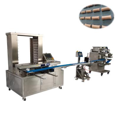 China CE certificated center filled date bar machine for churros making for sale