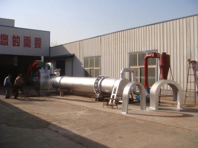 China o secador de cilindro giratório de madeira de 1100KG 1-1.5T/H engrossou a placa L2.1*W1.8*H1.95 M do ferro à venda