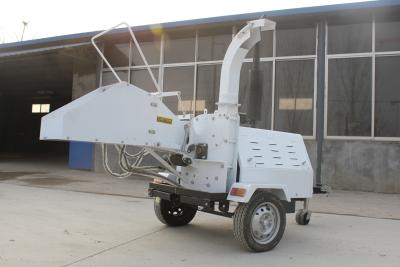 China DH40 Diesel Engine Wood Chipper. double hydraulic feeding type, high efficiency for sale