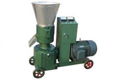 China 15kw Automatic lubricating Homemade Wood Pellet Machine For Rice Husk , Wheat Stalk for sale