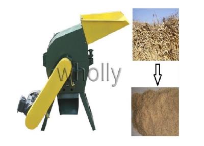 China Gasoline Engine Wood Chip Hammer Mill , Family Used Hammer Mill Grinder for sale