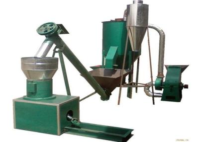 China Energy Saving Wood Pellet Production Line With Wood Crusher , Dryer , Conveyor for sale