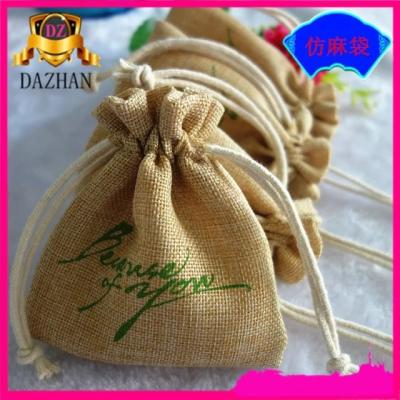 China Multifunctional Small Size Custom Canvas Pouch Bag Gift Drawstring Bag For Tarot Card for sale