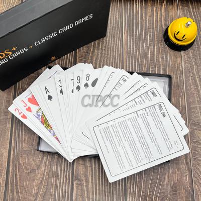 China Full Color Printed Jumbo Size Paper Playing Cards 63x88mm For Advertising for sale