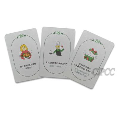 China 350gsm Art Paper Glossy Varnish Children'S Educational Flash Cards Teacher Tools for sale