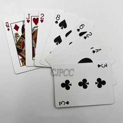China Glossy Lamination Table Paper Playing Cards Custom Design 57*87mm for sale