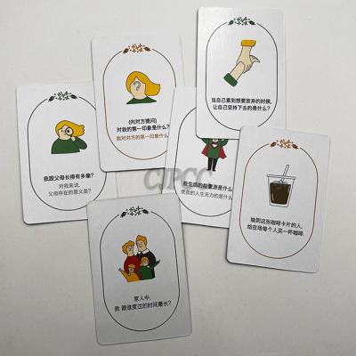 China CMYK que imprime o GV impresso costume personalizado dos cartões de jogo da ponte à venda