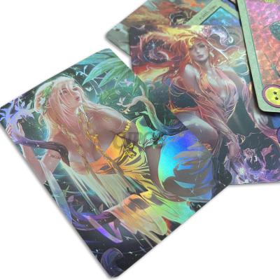 China 57*87mm Holographic Board Game Card Game Magic Trading Game Cards for sale