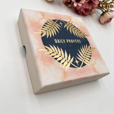 Chine 1200gsm Gold Foil Gift Packaging Box Custom Printing Paper Top And Bottom à vendre