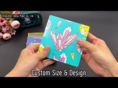 Handmade Box Waterproof PVC Tarot Oracle Cards Affirmation Deck Custom