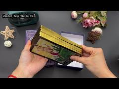 Matte Finish Oracle Tarot Cards Custom Gold Edges Deck Printing 310gsm