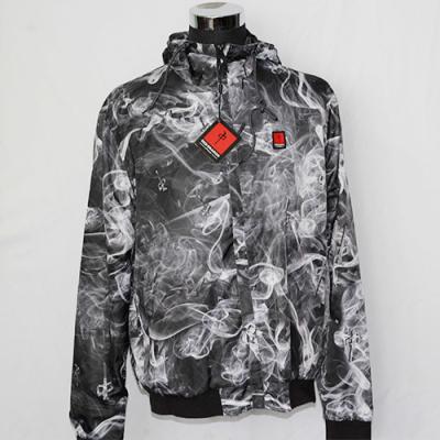 China Polyester Poplin Thin Windbreaker Jacket , Unisex Waterproof Windbreaker Jacket for sale