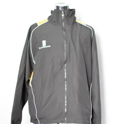 China 4 Way Stretch Casual Track Jackets , Grey Color Mens Retro Track Tops for sale