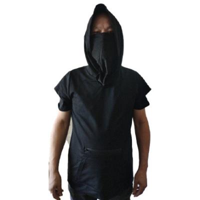 China Cotton Short Sleeve PM2.5 Filter Men Pullover Hoodie for sale