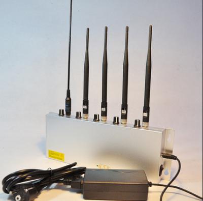 Китай Дистанционное управление Jammer радиочастоты 5 диапазонов для GSM 315MHz 433MHz 868MHz продается