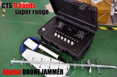 China Digital Directional Drone Jammer For 310-470Mhz 800MHZ 900mHZ Gps & Glonass for sale