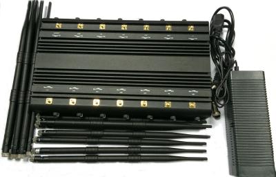 China 14 Bands Lojack Cellular Signal Jammer Blocker Device 30-35W For Conference Center for sale