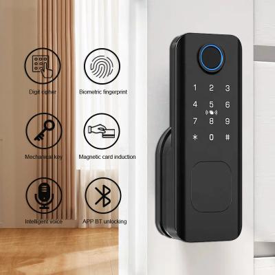 중국 TTLock Remote Access Door Locks Smart Digital Code Card Fingerprint Keyless Unlock 판매용