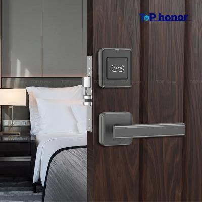 中国 Swipe Card Smart Hotel Electronic Lock Aluminum Alloy RFID Card Door Lock 販売のため