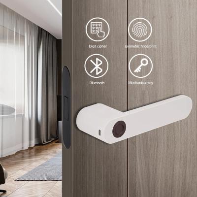 China Remote Control Smart Fingerprint Door Lock Smartphone Bluetooth For Room Door à venda