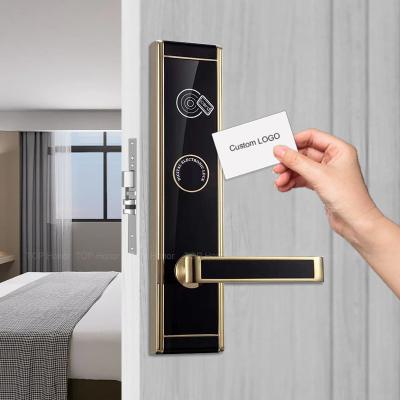 China Smart Hotel Security Door Locks Swiping Card Smartphone App TT Lock Unlock for sale