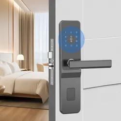 China Hotel Smart TTLock Digital Door Lock Smartphone Remote Access Code Card Key Unlock en venta
