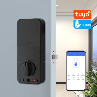 Cina Biometric Deadbolt Code Door Lock Card Key Access TTLock Tuya App Remote Control in vendita
