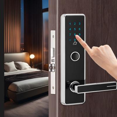 China Sus 304 Hotel Keyless Entry Locks With Magnetic Key Card System for sale