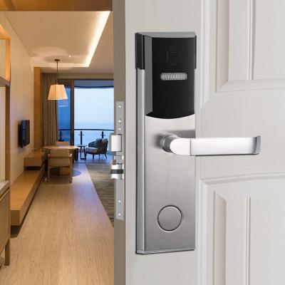 China High Security Access Control Software Intelligent Hotel Door Lock Electronic Lock With Magnetic Key Card System for sale