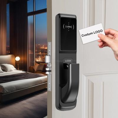 China 0.5S Recognition Speed Hotel Smart Locks with Mortise and Zinc Alloy Lock Body for sale