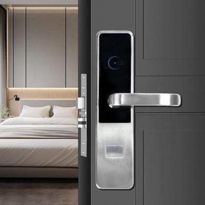 China Precision Casting Stainless Steel Hotel Management System Intelligent Door Lock for sale