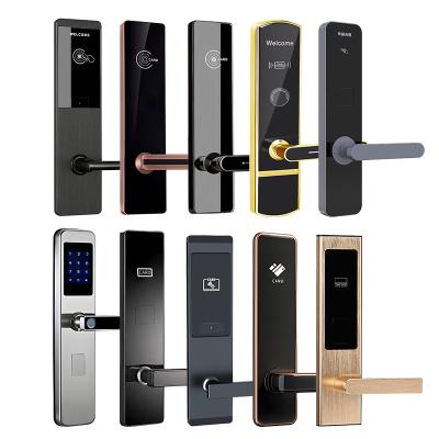 China Stainless Steel Aluminum Alloy Password Hotel Door Lock System Supplier Hotel Anti-theft Lock for sale