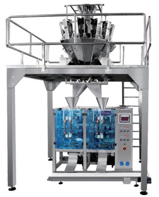 China Vffs Vertical Automatic Granule Packing Machine Large Double Lines Z Type Elevator for sale