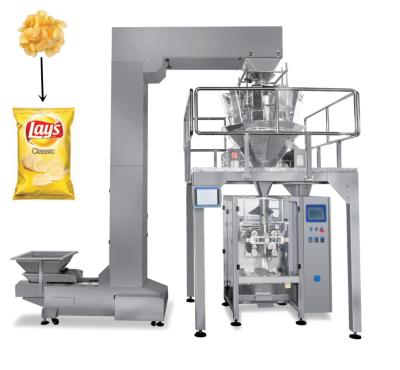 China Automatic Potato Chips Packing Machine Coffee Beans Seeds Grains Packing Machine for sale