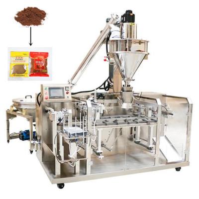 China Daily Horizontal Powder Premade Stand Pouch Packing Machine Gusset Bag Zipper for sale