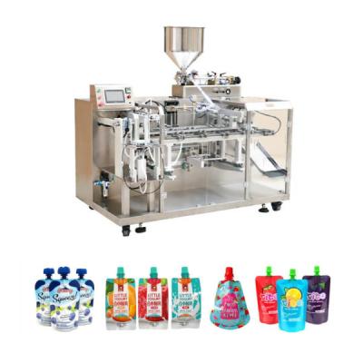 China Liquid Shampoo Premade Pouch Packing Machine Tomato Ketchup Filling Sealing Sealing for sale