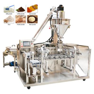 China Horizontal Rotary Biscuit Packaging Machine Powder Pouch Packing Machine for sale