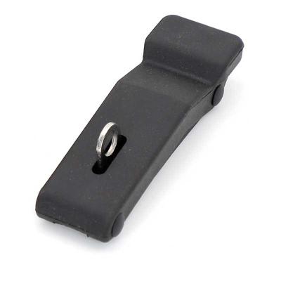 China ISO9001 Flexible Black Rubber Draw Latches Anti Corrosion For Engineering Machine for sale