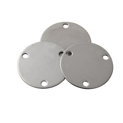 China 4 Holes Stainless Steel Metal Stamped Parts ODM ISO9001 Metal Stamped Gasket for sale