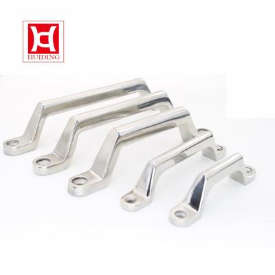 China SS304 Industrial Heavy Duty Door Cast Pull Handles 105mm For Cabinet Machine Boat for sale