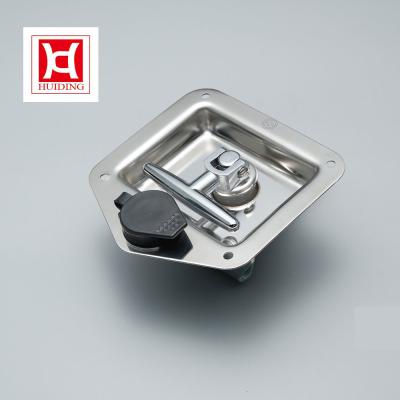 中国 Standard Key Type Stainless Steel Paddle Locks with T Folding Handle HD858 販売のため