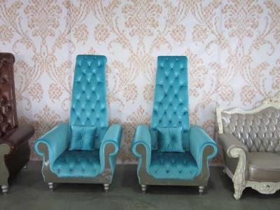 China Wedding King And Queen Thrones for sale