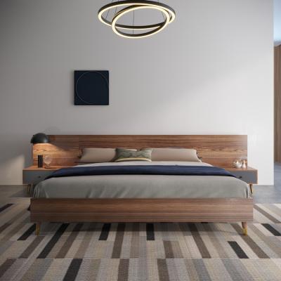 China Muebles multiusos de madera de la melamina de la cama matrimonial del rasguño de la cama anti del ahorro de espacio en venta