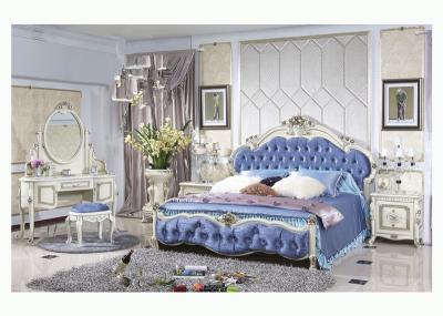 中国 Wardrobe CAD 3Dの現代贅沢なヨーロッパの寝室の家具王の寝室セット 販売のため