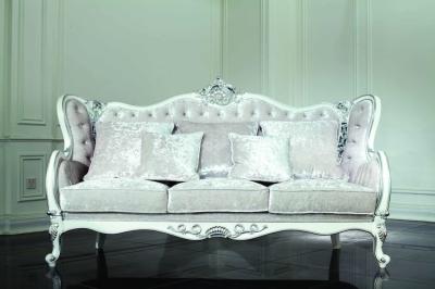 China 3 Seat Velvet Chesterfield Sofa Set for sale