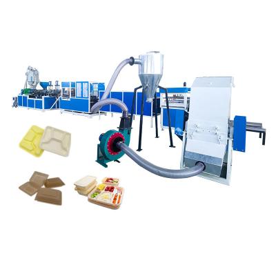 China machinery for biodegradable food container disposable lunch box machine disposable food container making machine for sale