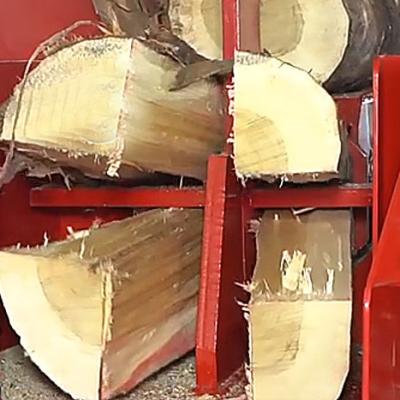 China hydraulic firewood proccesing	log spliter firewood processor log cutting and splitting machine for sale